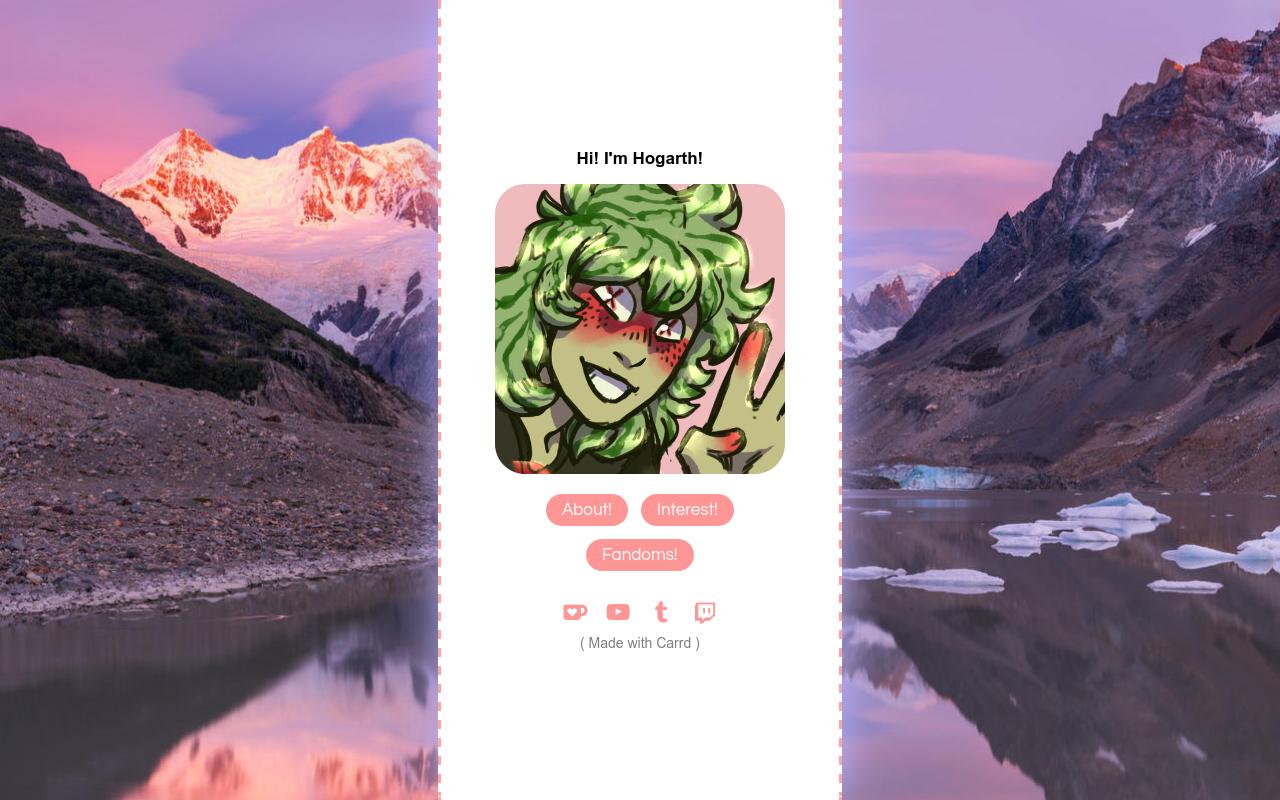Carrd profile picture for @hoagie